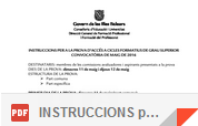 Instruccions Proves Accés 2016