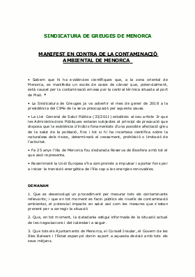 MANIFEST PETIT