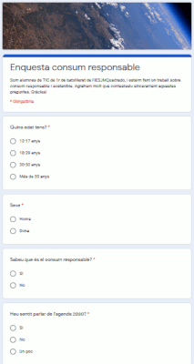 Enquesta consum responsable
