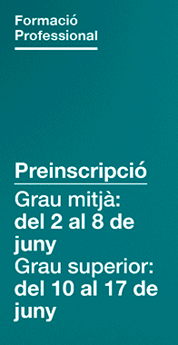 Preinscripcios CFGS Catalunya