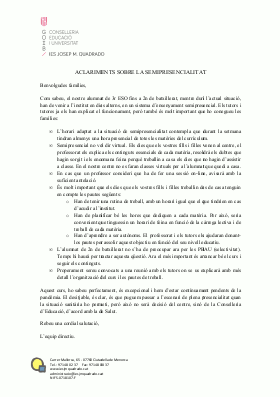 Circular semipresencialitat