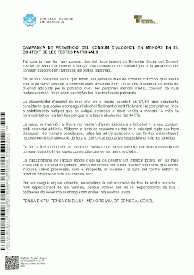 CAR IES CampanyaSenseAlcohol20230