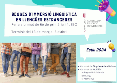 Info cursos immersió ling