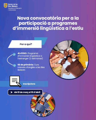 ajudes immersió linguistica estiu 2025