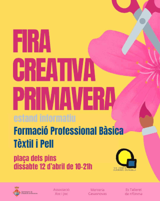 stand informatiu FPB TÈXTIL