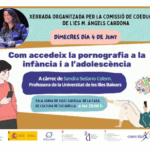 Xerrada sobre l’impacte de la pornografia a la infància i a l’adolescència
