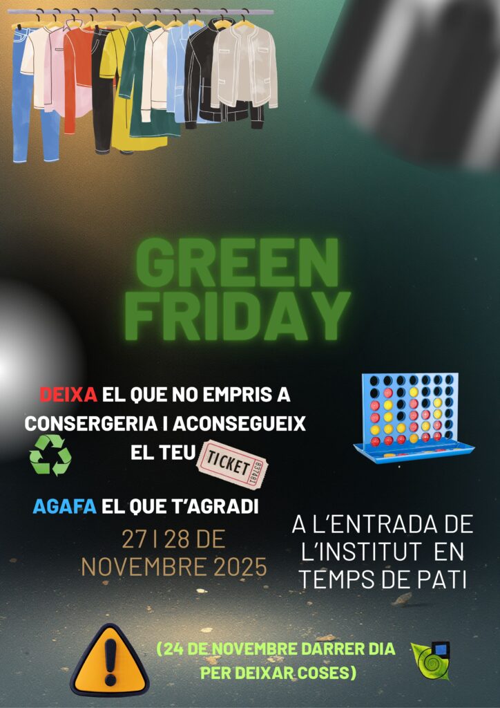 Arriba el Green Friday al centre!