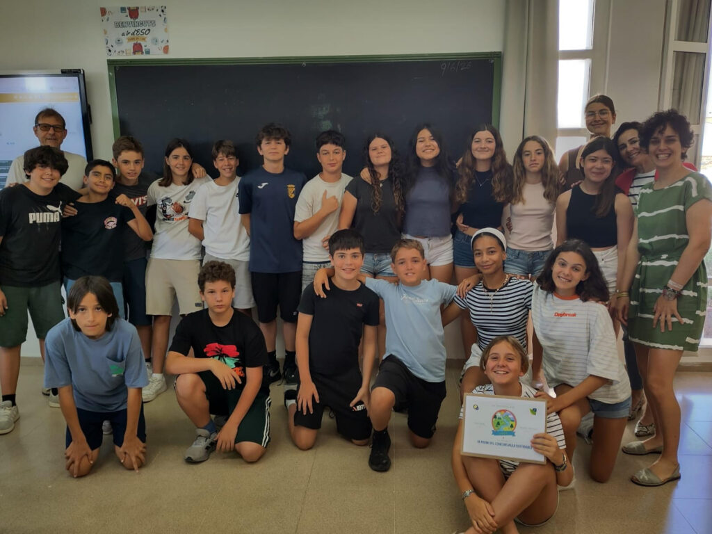 Grups guanyadors del concurs “Aula Sostenible”